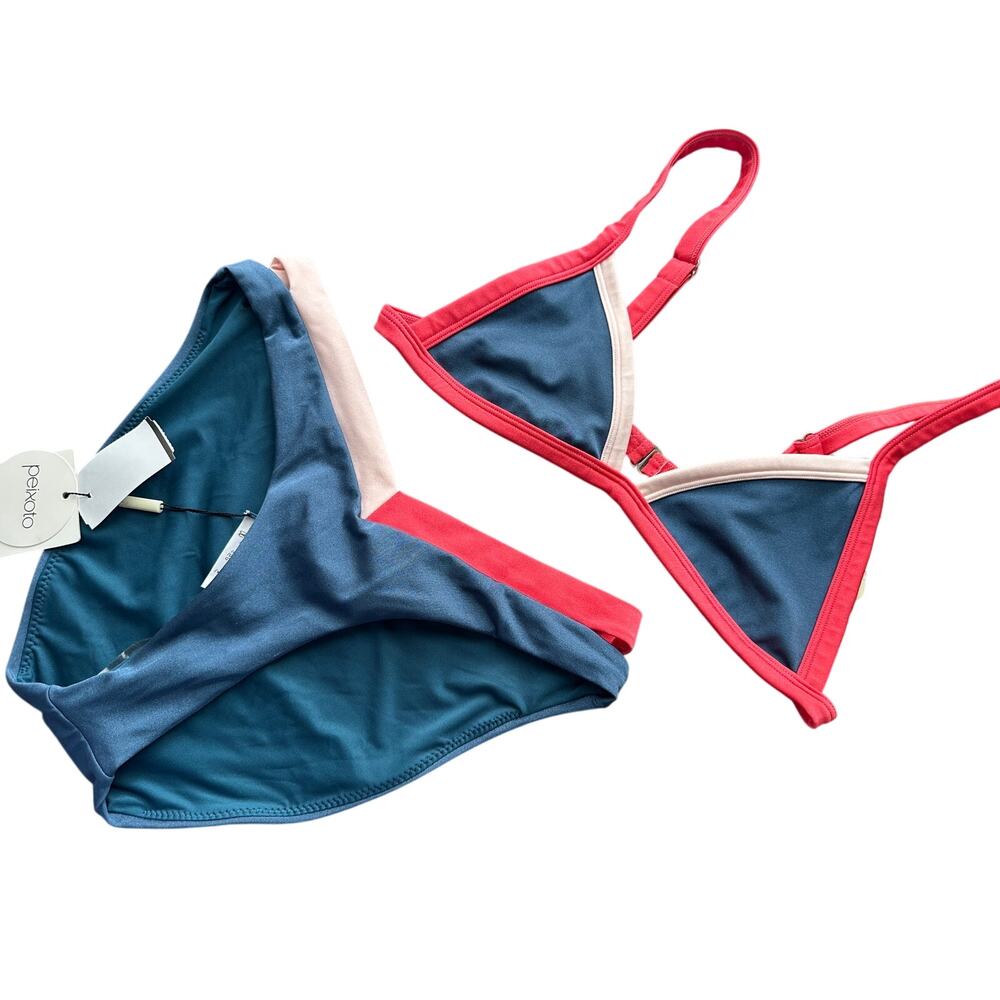 Peixoto Tina Bikini Set (Medium Bottoms, Large Top) NWT